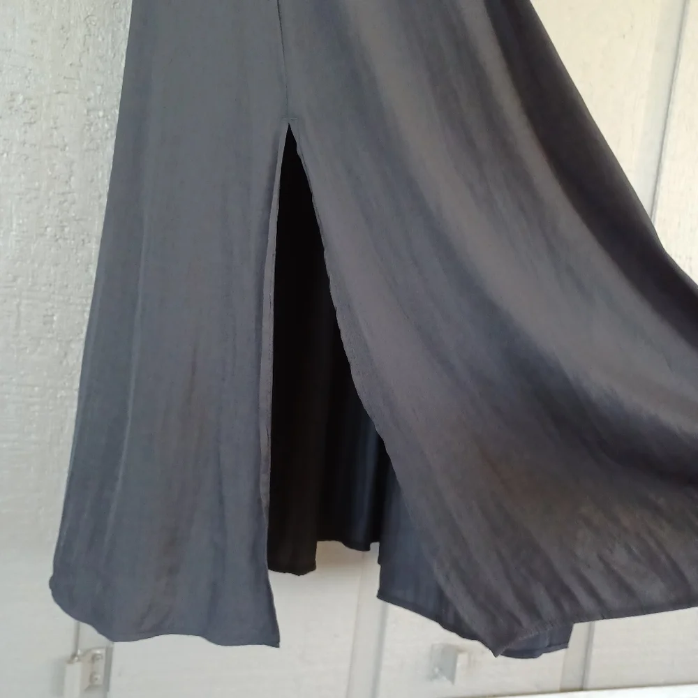 Banana Republic Soft Utility Maxi Dress Size 6 Minimalist Long Sleeve Pockets